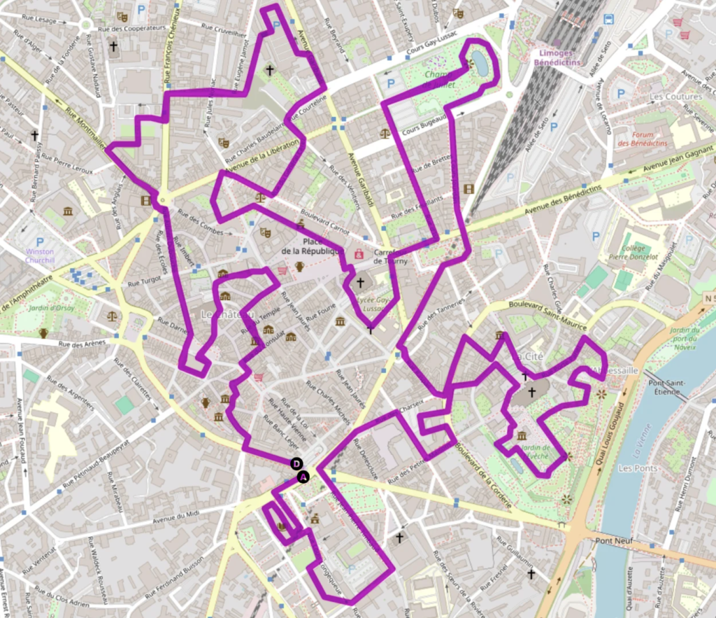Plan parcours